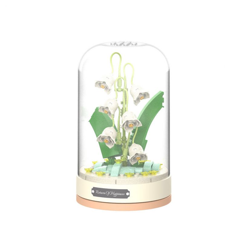 JAKI JK2678 2678 non  THƯ CHÚC MỪNG HOA ĐƯỢC BẢO QUẢN bộ đồ chơi xếp lắp ráp ghép mô hình Creator Sáng Tạo 91 khối