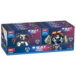 WOMA C5006 5006 non  SWAT 8 TRONG 1 bộ đồ chơi xếp lắp ráp ghép mô hình SWAT CORPS 816 khối