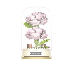 JAKI JK2676 2676 non  BẢO QUẢN HOA MƠ HỒ bộ đồ chơi xếp lắp ráp ghép mô hình Creator Sáng Tạo 147 khối