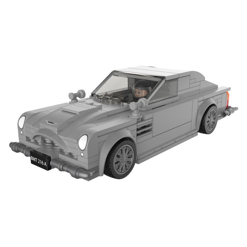 JAKI JK9027 9027 non  XE RÚT ASTON MARTIN DB5 tỷ lệ 1:25 bộ đồ chơi xếp lắp ráp ghép mô hình Speed Champions Racing Cars Đua Xe Công Thức 287 khối