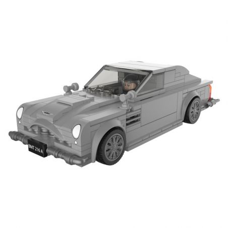 JAKI JK9027 9027 non  XE RÚT ASTON MARTIN DB5 tỷ lệ 1:25 bộ đồ chơi xếp lắp ráp ghép mô hình Speed Champions Racing Cars Đua Xe Công Thức 287 khối