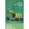 REOBRIX 22022 non  XE RÁC NÉN bộ đồ chơi xếp lắp ráp ghép mô hình  COMPRESSED GARBAGE TRUCK Kỹ Thuật Công Nghệ Cao Mô Hình Phương Tiện 1488 khối