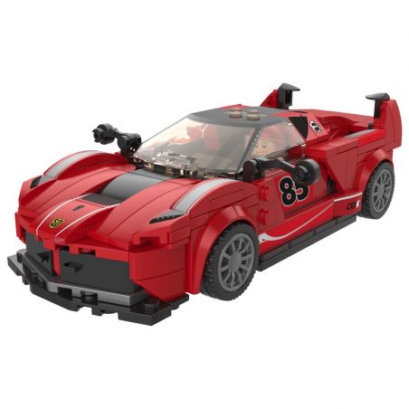 UMILE C3018 3018 non  XE LÙI FAJIALI FXK bộ đồ chơi xếp lắp ráp ghép mô hình Speed Champions Racing Cars Đua Xe Công Thức 251 khối