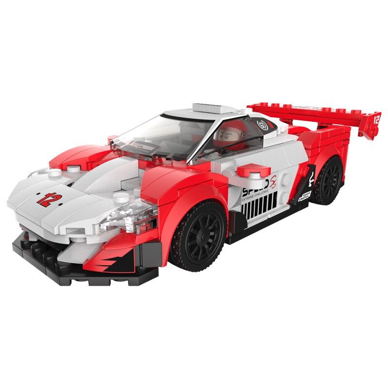 JAKI JK9012 9012 non  XE LÙI MCLAREN F1 tỷ lệ 1:25 bộ đồ chơi xếp lắp ráp ghép mô hình Speed Champions Racing Cars Đua Xe Công Thức 233 khối