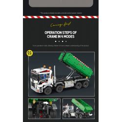 REOBRIX 22021 non  PHƯƠNG TIỆN VẬN CHUYỂN MÓC TAY BỐN CHẾ ĐỘ bộ đồ chơi xếp lắp ráp ghép mô hình  4 MODE CARRIAGE HOIST Kỹ Thuật Công Nghệ Cao Mô Hình Phương Tiện 2950 khối