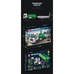 REOBRIX 22021 non  PHƯƠNG TIỆN VẬN CHUYỂN MÓC TAY BỐN CHẾ ĐỘ bộ đồ chơi xếp lắp ráp ghép mô hình  4 MODE CARRIAGE HOIST Kỹ Thuật Công Nghệ Cao Mô Hình Phương Tiện 2950 khối