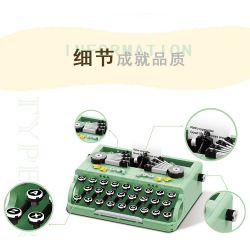 YALE RABBIT T918 T919 non  MÁY ĐÁNH CHỮ CỔ ĐIỂN bộ đồ chơi xếp lắp ráp ghép mô hình Creator TYPEWRITER Sáng Tạo 918 khối
