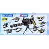 FORANGE FC3847 3847 non  GATLING 8 KẾT HỢP bộ đồ chơi xếp lắp ráp ghép mô hình Gun Súng