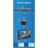 FORANGE FC4201 4201 non  CHIẾN HẠM BISMARCK bộ đồ chơi xếp lắp ráp ghép mô hình BISMARCK CLASS BATTLESHIP 2081 khối