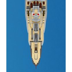 FORANGE FC4201 4201 non  CHIẾN HẠM BISMARCK bộ đồ chơi xếp lắp ráp ghép mô hình BISMARCK CLASS BATTLESHIP 2081 khối