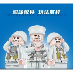 FORANGE FC4201 4201 non  CHIẾN HẠM BISMARCK bộ đồ chơi xếp lắp ráp ghép mô hình BISMARCK CLASS BATTLESHIP 2081 khối