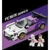 FORANGE FC1615 1615 non  SIÊU XE CỰC NHANH MÀU TÍM LÙI bộ đồ chơi xếp lắp ráp ghép mô hình Mini Racing Pacemaker Đua Xe Mini 269 khối