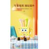 SEMBO 612202 non  HỘP ĐỰNG BÚT ĐA NĂNG SPONGEBOB bộ đồ chơi xếp lắp ráp ghép mô hình Spongebob Squarepants Chú Bọt Biển Tinh Nghịch 290 khối