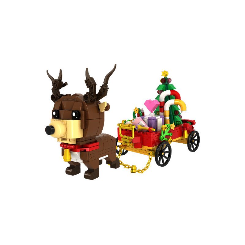 WOMA C0272 0272 non  TUẦN LỘC VÀ GIỎ QUÀ bộ đồ chơi xếp lắp ráp ghép mô hình Christmas Giáng Sinh 478 khối