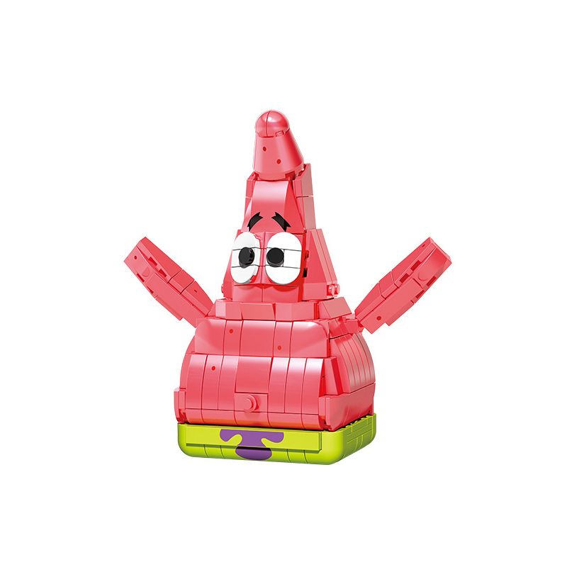 SEMBO 612201 non  QUẦY LỄ TÂN PAI DAXING bộ đồ chơi xếp lắp ráp ghép mô hình Spongebob Squarepants PATRICK STAR Chú Bọt Biển Tinh Nghịch 404 khối