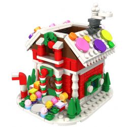 WOMA C0270 0270 non  NHÀ BÁNH GỪNG bộ đồ chơi xếp lắp ráp ghép mô hình Christmas Giáng Sinh 322 khối