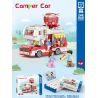 ZHEGAO 01002 non  NGƯỜI CẮM TRẠI BẠCH TUỘC bộ đồ chơi xếp lắp ráp ghép mô hình City CAMPER CAR Thành Phố 615 khối
