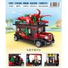 ZHEGAO 01000 non  XE TÔM HÙM bộ đồ chơi xếp lắp ráp ghép mô hình City LOBSTER CAR Thành Phố 610 khối