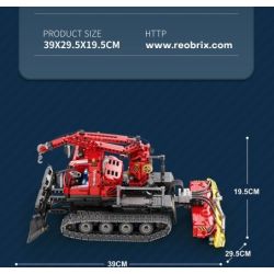 REOBRIX 22019 non  MÁY SAN TUYẾT bộ đồ chơi xếp lắp ráp ghép mô hình  Kỹ Thuật Công Nghệ Cao Mô Hình Phương Tiện 1100 khối