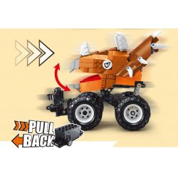 TA GAOLE T1024 1024 non  TRICERATOPS LÙI XE bộ đồ chơi xếp lắp ráp ghép mô hình  Kỹ Thuật Công Nghệ Cao Mô Hình Phương Tiện 432 khối