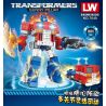 LW 7040 non  TỐI ƯU THỦ bộ đồ chơi xếp lắp ráp ghép mô hình Transformers TRANSFORMERS SUNNY PILLAR Robot Đại Chiến Người Máy Biến Hình 372 khối