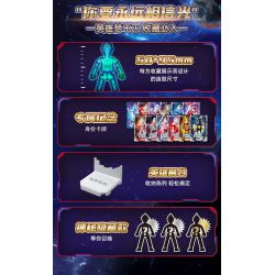 BLOKS 71207 non  GV-03 XUNG KÍCH ĐỊNH MỆNH PHIÊN BẢN PHẦN 12 LOẠI bộ đồ chơi xếp lắp ráp ghép mô hình Ultraman Vệ Binh Vũ Trụ Siêu Nhân Điện Quang