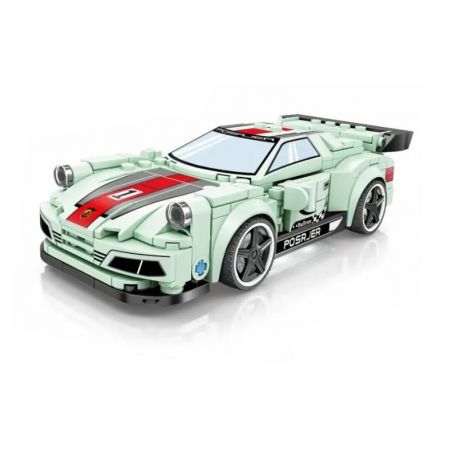 Kazi KY6113 6113 non  XE LÙI PORSCHE 911 bộ đồ chơi xếp lắp ráp ghép mô hình 248 khối