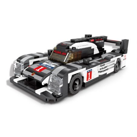 Kazi KY6103 6103 non  919 XE ĐUA ĐƯỜNG DÀI LÙI bộ đồ chơi xếp lắp ráp ghép mô hình 347 khối