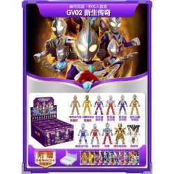 BLOKS 71206 non  GV-02 NEWBORN LEGEND STARS EDITION PHẦN 11 MẪU bộ đồ chơi xếp lắp ráp ghép mô hình Ultraman Vệ Binh Vũ Trụ Siêu Nhân Điện Quang