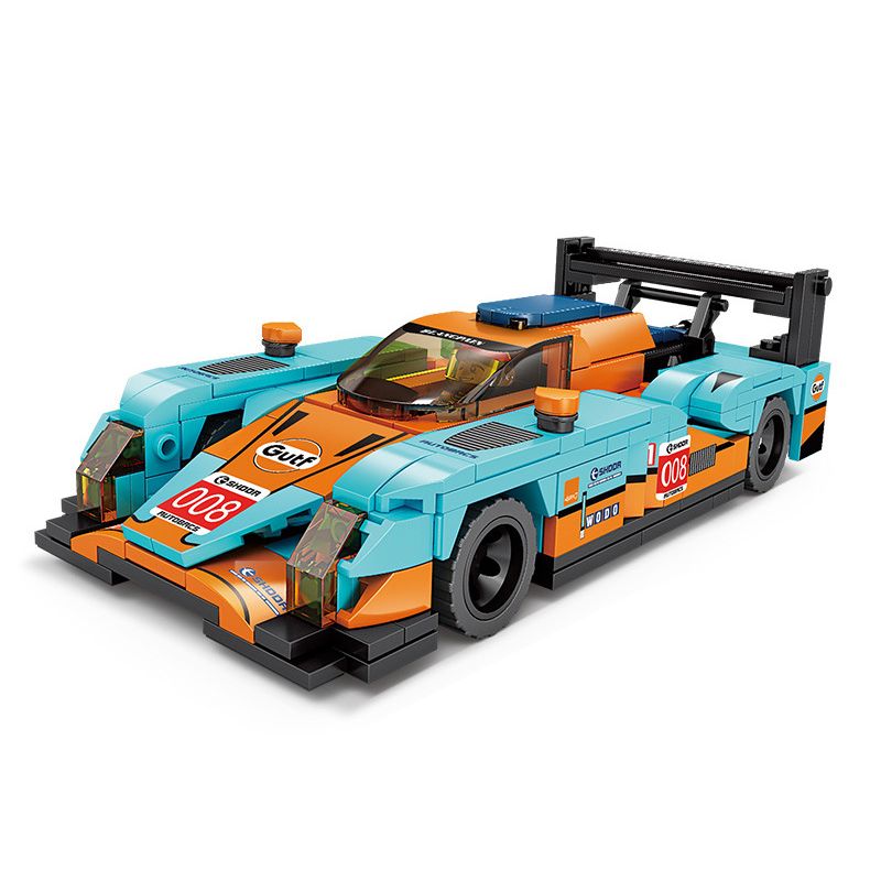 Kazi KY6102 6102 non  XE ĐUA ĐƯỜNG DÀI MARTIN KÉO LÙI bộ đồ chơi xếp lắp ráp ghép mô hình 346 khối