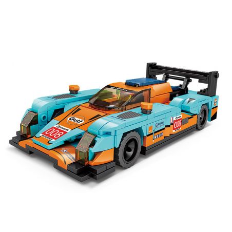 Kazi KY6102 6102 non  XE ĐUA ĐƯỜNG DÀI MARTIN KÉO LÙI bộ đồ chơi xếp lắp ráp ghép mô hình 346 khối