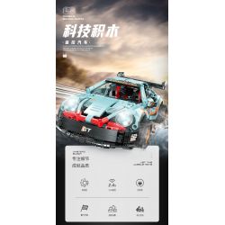 XINGBAO XB-21011 21011 XB21011 non  XE Ô TÔ ĐIỀU KHIỂN TỪ XA NHANH VÀ TỨC GIẬN PORSCHE 911 bộ đồ chơi xếp lắp ráp ghép mô hình  Kỹ Thuật Công Nghệ Cao Mô Hình Phương Tiện 812 khối