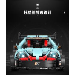 XINGBAO XB-21011 21011 XB21011 non  XE Ô TÔ ĐIỀU KHIỂN TỪ XA NHANH VÀ TỨC GIẬN PORSCHE 911 bộ đồ chơi xếp lắp ráp ghép mô hình  Kỹ Thuật Công Nghệ Cao Mô Hình Phương Tiện 812 khối