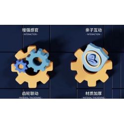 QIZHILE U0117 0117 non  GẤU TRÚC SWAT CÓ VŨ TRANG bộ đồ chơi xếp lắp ráp ghép mô hình Bionic Mechanics SPC Sinh Vật Máy