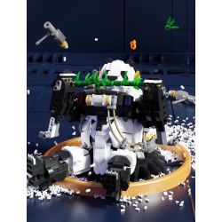 QIZHILE U0117 0117 non  GẤU TRÚC SWAT CÓ VŨ TRANG bộ đồ chơi xếp lắp ráp ghép mô hình Bionic Mechanics SPC Sinh Vật Máy