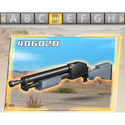 GUDI 40602 non  SÚNG TIỂU LIÊN UMP45 8 TỔ HỢP bộ đồ chơi xếp lắp ráp ghép mô hình Gun UNIVERSAL MACHINE PISTOL 45 351 khối