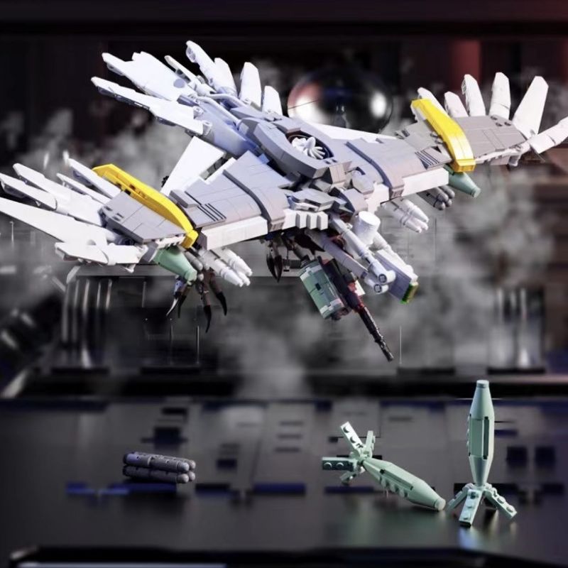 QIZHILE U0116 0116 non  ĐẠI BÀNG TRINH SÁT VŨ TRANG bộ đồ chơi xếp lắp ráp ghép mô hình Bionic Mechanics FORCE RECON Sinh Vật Máy