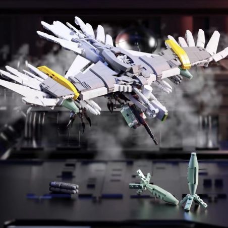 QIZHILE U0116 0116 non  ĐẠI BÀNG TRINH SÁT VŨ TRANG bộ đồ chơi xếp lắp ráp ghép mô hình Bionic Mechanics FORCE RECON Sinh Vật Máy