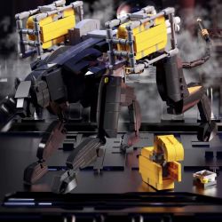 QIZHILE U0115 0115 non  CHUYỂN PHÁT NHANH BLACK PANTHER bộ đồ chơi xếp lắp ráp ghép mô hình Bionic Mechanics SONIC EXPRESS Sinh Vật Máy