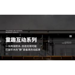 QIZHILE U0115 0115 non  CHUYỂN PHÁT NHANH BLACK PANTHER bộ đồ chơi xếp lắp ráp ghép mô hình Bionic Mechanics SONIC EXPRESS Sinh Vật Máy