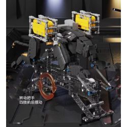 QIZHILE U0115 0115 non  CHUYỂN PHÁT NHANH BLACK PANTHER bộ đồ chơi xếp lắp ráp ghép mô hình Bionic Mechanics SONIC EXPRESS Sinh Vật Máy