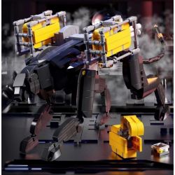 QIZHILE U0115 0115 non  CHUYỂN PHÁT NHANH BLACK PANTHER bộ đồ chơi xếp lắp ráp ghép mô hình Bionic Mechanics SONIC EXPRESS Sinh Vật Máy