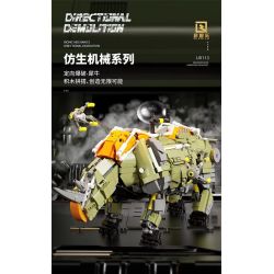 QIZHILE U0113 0113 non  ĐỊNH HƯỚNG NỔ TÊ GIÁC bộ đồ chơi xếp lắp ráp ghép mô hình Bionic Mechanics DIRECTIONAL DEMOLITION Sinh Vật Máy