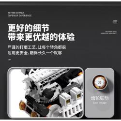 QIZHILE U0112 0112 non  VOI CƠ KHÍ CỨU HỎA bộ đồ chơi xếp lắp ráp ghép mô hình Bionic Mechanics FIRE RESCUE Sinh Vật Máy