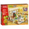 GUDI 60016 non  BỘ CẢNH AI CẬP BÍ ???N bộ đồ chơi xếp lắp ráp ghép mô hình Plants Vs Zombies Hoa Quả Nổi Giận 307 khối