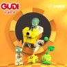 GUDI 60016 non  BỘ CẢNH AI CẬP BÍ ???N bộ đồ chơi xếp lắp ráp ghép mô hình Plants Vs Zombies Hoa Quả Nổi Giận 307 khối