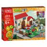 GUDI 60015 non  BỘ CẢNH SÂN TRƯỚC bộ đồ chơi xếp lắp ráp ghép mô hình Plants Vs Zombies Hoa Quả Nổi Giận 320 khối