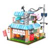 JAKI JK2361 2361 non  NHÀ HÀNG MÌ KAWAMACHI RAMEN NHẬT BẢN QUANG CẢNH ĐƯỜNG PHỐ bộ đồ chơi xếp lắp ráp ghép mô hình Modular Buildings Mô Hình Nhà Cửa