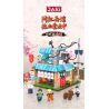 JAKI JK2361 2361 non  NHÀ HÀNG MÌ KAWAMACHI RAMEN NHẬT BẢN QUANG CẢNH ĐƯỜNG PHỐ bộ đồ chơi xếp lắp ráp ghép mô hình Modular Buildings Mô Hình Nhà Cửa