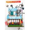 JAKI JK2361 2361 non  NHÀ HÀNG MÌ KAWAMACHI RAMEN NHẬT BẢN QUANG CẢNH ĐƯỜNG PHỐ bộ đồ chơi xếp lắp ráp ghép mô hình Modular Buildings Mô Hình Nhà Cửa